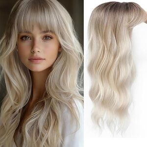 360° 3D Hair Toppers Thinning Hair, 18 Inch Long Silk Base Blonde
Realist